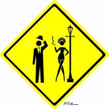 prostitution sign