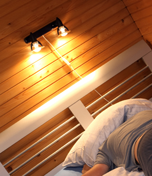 sleeping with light on